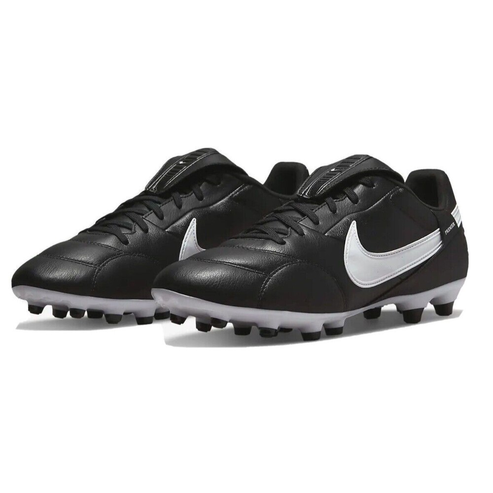 Nike Premier III 3 FG Soccer Cleats Black White AT5889-010 Men's Sz 11